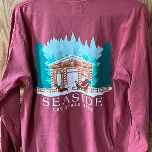 Seaside Christmas Long Sleeve T Shirt